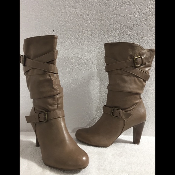 Style & Co. Shoes - Style and Co light taup boots